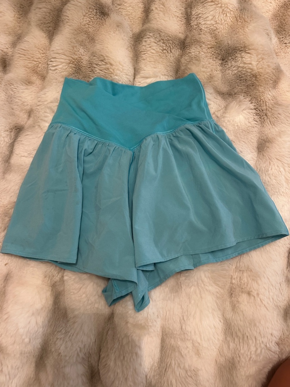 aerie turquoise blue skort shorts